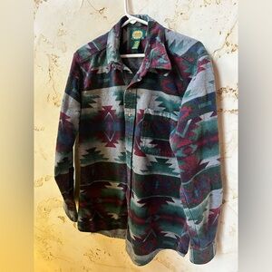 Cabela’s Vintage Men’s Flannel Western Pattern Shirt